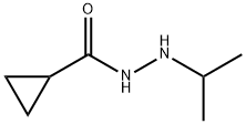 Cyclopropanecarboxylic acid, 2-isopropylhydrazide (7CI) Struktur