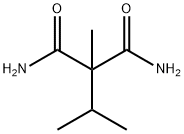Malonamide,  2-isopropyl-2-methyl-  (7CI) Struktur