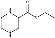 2-哌嗪羧酸乙酯 结构式
