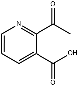 2-乙酰基烟酸 结构式
