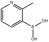 2-メチルピリジン-3-イルボロン酸 化学構造式