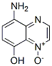 5-Quinoxalinol,  8-amino-,  4-oxide Structure