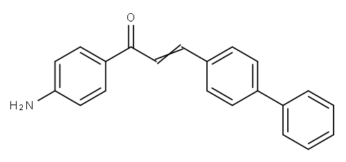 (2E)-1-(4-aminophenyl)-3-biphenyl-4-ylprop-2-en-1-one Structure