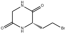(S)-3-(2-BROMOETHYL)-2,5-DIKETOPIPERAZINE Struktur