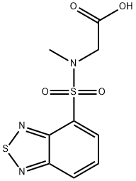 [(2,1,3-benzothiadiazol-4-ylsulfonyl)(methyl)amino]acetic acid Struktur