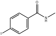 4-碘-N-甲基苯甲酰胺, 89976-43-2, 结构式