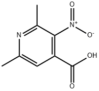 2,6-二甲基-3-硝基-4-吡啶羧酸,89977-02-6,结构式