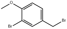 4-(broMoMethyl)-2-broMoanisole Struktur