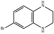 QUINOXALINE, 6-BROMO-1,2,3,4-TETRAHYDRO- Structure