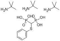 Deschloro Tiludronic Acid 2-Methyl-2-propanamine Structure