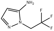 1-(2,2,2-TRIFLUOROETHYL)-1H-PYRAZOL-5-AMINE 化学構造式