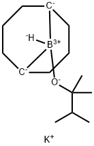 9-(2,3-二甲基-2-丁氧基)-9-BBN 钾,89999-86-0,结构式