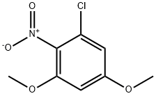 1-chloro-3,5-dimethoxy-2-nitrobenzene  Struktur