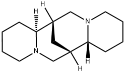 (-)-スパルテイン 化学構造式