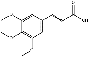 3,4,5-Trimethoxycinnamic acid Structure