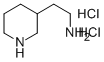 3-(2-AMINOETHYL)PIPERIDINE 2HCL Structure