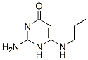 2-amino-6-propylamino-1H-pyrimidin-4-one 结构式