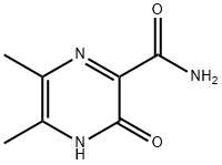 3-hydroxy-5,6-diMethylpyrazine-2-carboxaMide Structure