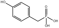 (4-ヒドロキシベンジル)ホスホン酸 化学構造式