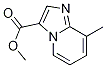 IMidazo[1,2-a]pyridine-3-carboxylic acid, 8-Methyl-, Methyl ester 结构式