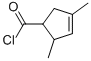 3-Cyclopentene-1-carbonyl chloride, 3,5-dimethyl- (7CI) 结构式