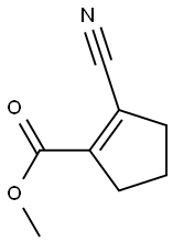 1-Cyclopentene-1-carboxylicacid,2-cyano-,methylester(7CI,9CI) 结构式