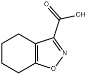 4,5,6,7-四氢-1,2-苯并恶唑-3-羧酸 结构式