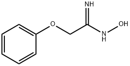 N'-ヒドロキシ-2-フェノキシエタンイミドアミド 化学構造式