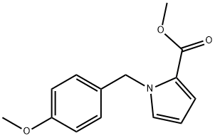 Methyl 1-[(4-Methoxyphenyl)Methyl]pyrrole-2-carboxylate Structure