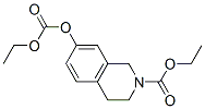 2(1H)-Isoquinolinecarboxylic  acid,  7-[(ethoxycarbonyl)oxy]-3,4-dihydro-,  ethyl  ester Structure
