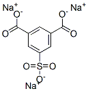 sodium 3,5-dicarboxybenzenesulfonate Struktur