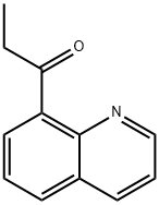1-(キノリン-8-イル)プロパン-1-オン 化学構造式