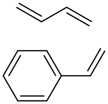 丁苯橡胶, 9003-55-8, 结构式