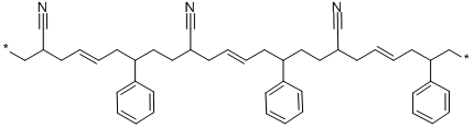 ABS 树脂,9003-56-9,结构式