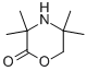 3,3,5,5-テトラメチルモルホリン-2-オン 化学構造式