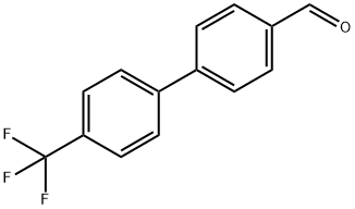 4'-(トリフルオロメチル)ビフェニル-4-カルボキシアルデヒド 化学構造式