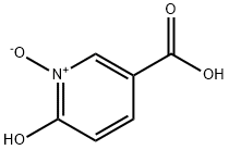 6-hydroxynicotinic acid N-oxide Structure