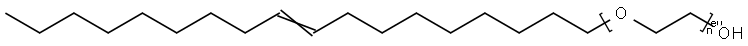 POLYETHYLENE GLYCOL MONOOLEYL ETHER Structure