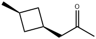 2-Propanone, 1-(3-methylcyclobutyl)-, cis- (9CI) Structure