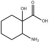 Cyclohexanecarboxylic  acid,  2-amino-1-hydroxy- 结构式