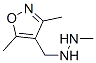 Isoxazole, 3,5-dimethyl-4-[(2-methylhydrazino)methyl]- (7CI)|