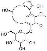 5-O-BETA-D-杨梅醇葡萄糖甙 结构式
