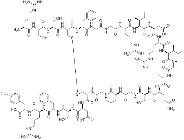 ATRIAL NATRIURETIC PEPTIDE (126-150) (RAT) Struktur