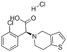 (+/-)-CLOPIDOGREL HYDROCHLORIDE Struktur