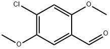 4-氯-2,5-二甲氧基-苯甲醛 结构式