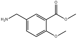 5-(氨基甲基)-2-甲氧基苯甲酸甲酯, 900641-76-1, 结构式