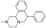 1,3,4,6,7,11b-hexahydro-2-methyl-7-phenyl-2H-pyrazino(2,1-a)isoquinoline Struktur