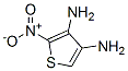 3,4-Thiophenediamine,  2-nitro- Structure