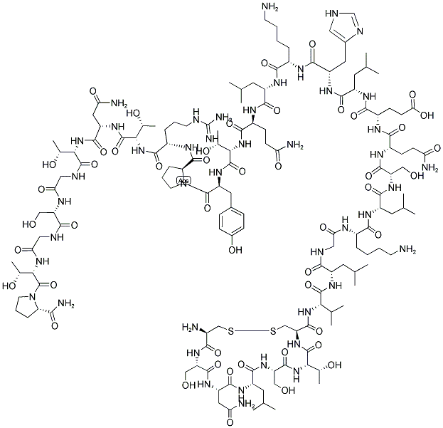 カルシトニン 化学構造式