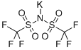 カリウムビス(トリフルオロメタンスルホニル)イミド 化学構造式